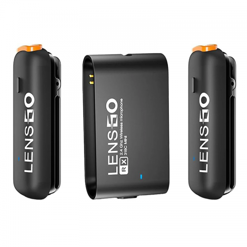 LENSGO 318C Mini Wireless Lavalier Microphone 